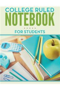 College Ruled Notebook For Students
