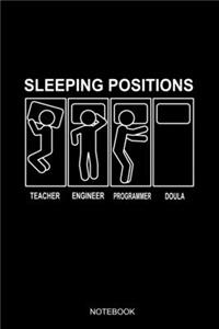 Sleeping Positions Doula Notebook