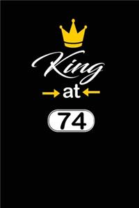 king at 74
