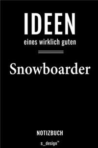 Notizbuch für Snowboarder