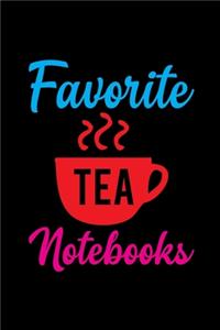 Favorite Tea Notebooks