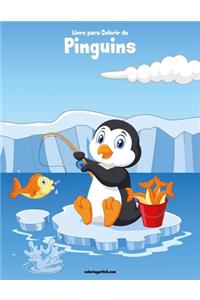 Livro para Colorir de Pinguins