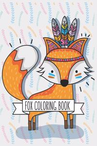 Fox Coloring Book