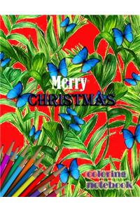 Merry Christmas coloring notebook