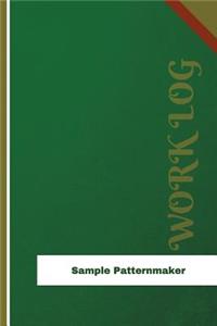 Sample Patternmaker Work Log: Work Journal, Work Diary, Log - 126 pages, 6 x 9 inches