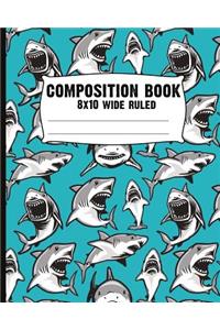 Composition book - 8x10 wide ruled