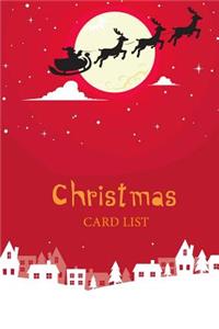 Christmas Card List