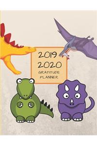2019 2020 15 Months Dinosaur Gratitude Journal Daily Planner
