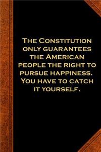2019 Weekly Planner Ben Franklin Quote Constitution Vintage Style