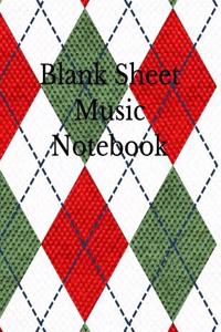 Blank Sheet Music Notebook