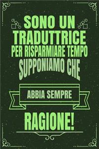 Sono Un Traduttrice Per Risparmiare Tempo Supponiamo Che Abbia Sempre Ragione!