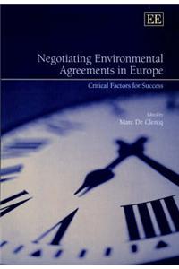 Negotiating Environmental Agreements in Europe