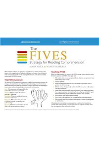 The Fives Strategy for Reading Comprehension Quick Reference Guide