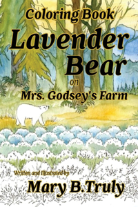 Lavender Bear on Mrs. Godsey's Farm Coloring Book