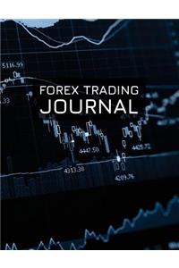 Forex Trading Journal: FX Trade Log For Currency Market Trading (Candlestick Charts Design) (180 pages) (8.5 x 11 Large)