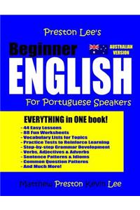Preston Lee's Beginner English for Portuguese Speakers (Australian)