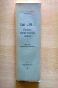 Isaac Albalag Averroiste Juif, Traducteur Et Annotateur d'Al-Ghazali
