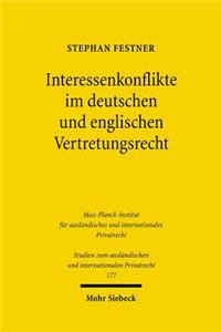 Interessenkonflikte Im Deutschen Und Englischen Vertretungsrecht