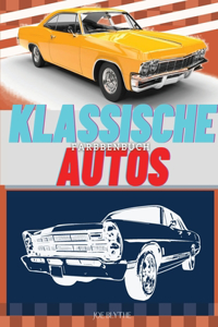 Classic Cars Färbebuch