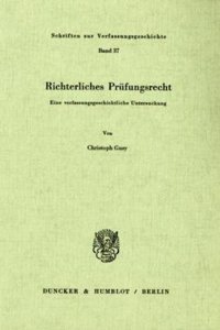 Richterliches Prufungsrecht