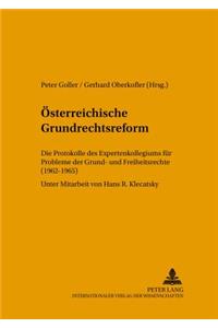 Oesterreichische Grundrechtsreform