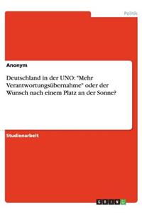 Deutschland in Der Uno