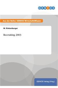 Recruiting 2003