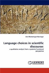 Language choices in scientific discourse