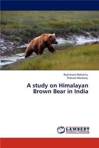 study on Himalayan Brown Bear in India