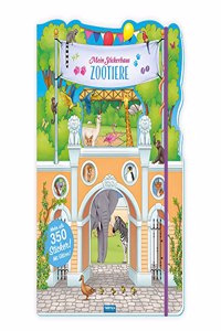 Trotsch Stickerbuch Mein Stickerhaus Zootiere: Stickerbuch Beschaftigungbuch