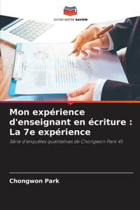 Mon expérience d'enseignant en écriture