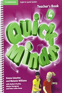 Quick Minds Level 4 Teacher's Book Spanish Edition
