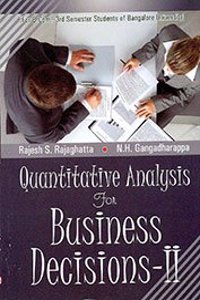 Quantitive Analysis for Business Decision-II, B.Com. 3rd Sem. Bangalore