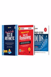 Arihant Competitive Exam Preparation Combo: How To Crack Test of Arithmetic, Reasoning, Prep DI/DS