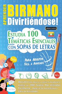 Aprender Birmano Divirtiéndose! - Para Adultos