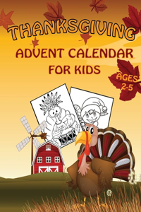 Thanksgiving Advent Calendar for Kids Ages 2-5