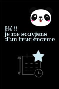 He Je Me Souviens d'Un Truc Enorme