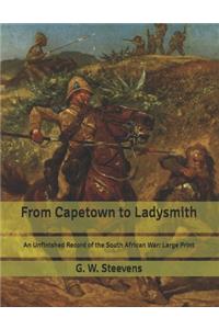 From Capetown to Ladysmith