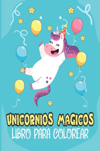 Unicornios Mágicos Libro para colorear