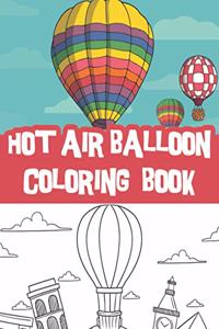 hot air balloon coloring book