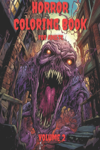 Horror Coloring Book for Adults