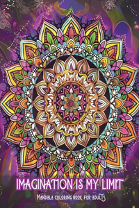 Imagination is my limit - Mandala coloring book for adults
