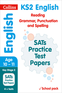 Collins Ks2 Revision and Practice - Ks2 English Reading, Grammar, Punctuation and Spelling Sats Practice Test Papers (School Pack)