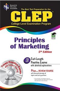 CLEP Principles of Marketing W/ CD-ROM
