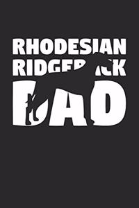 Rhodesian Ridgeback Notebook 'Rhodesian Ridgeback Dad' - Gift for Dog Lovers - Rhodesian Ridgeback Journal
