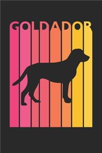 Goldador Journal - Vintage Goldador Notebook - Gift for Goldador Lovers