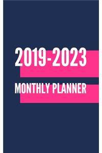 2019-2023 Monthly Planner