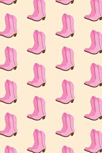 Pink Cowboy Boots Notebook