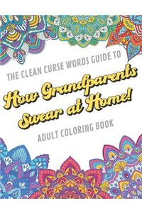 The Clean Curse Words Guide to How Grandparents Swear at Home Adult Coloring Book