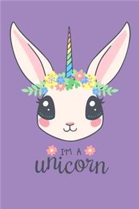 I'm a unicorn Blank Sketchbook